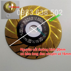 Đĩa mài kính (kiếng) tròn 100mmx20mm Đĩa mài kính (kiếng) tròn 100mmx20mm